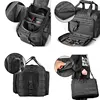 Gun Range Storage Bag Molle System Outdoor Hunting Accessory Nylon Gun Tactical Case Bags Pistol Tool Shoulder Pack Sniper Black 6