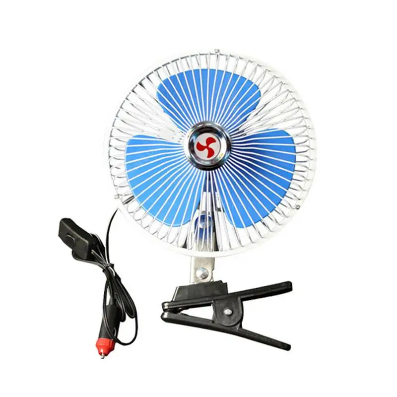 

Portable Car Cooling Fan Portable Vehicle Cooling Fan With Thickened Clip 180 Degree Rotation Low Noise Automobile Fan For Car