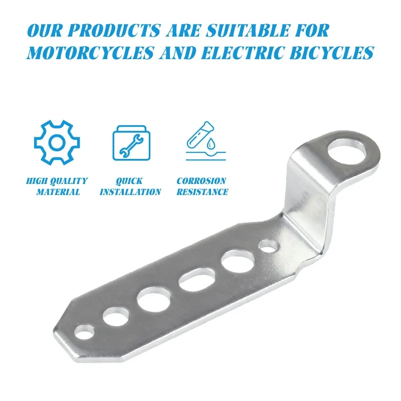 Rearview Mirror Bracket Motorcycle Mirror Base Modification Expansion Fixed Light Holder   Stainless Steel Frame Replacement