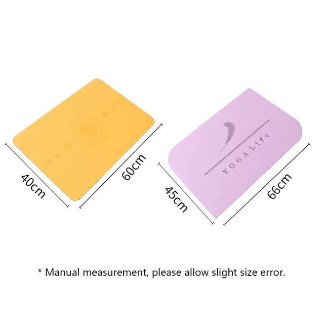 Yoga Meditation Mat Pu Natural Rubber Non-Slip Yoga Kneepad Handstand Pad Professional 5mm Thick Mini Yoga Fitness Mat Two Size 3