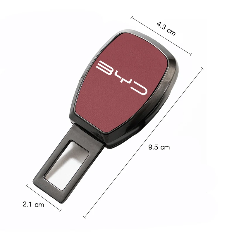 Seat Belt Extender Car Seat Belt Extender Buckle Safety Belt Cover Accessories for BYD Atto E6 Tang E3 E9 F3 Song F3R Qing Yuan D1 S6 F0 E5 E2 E1