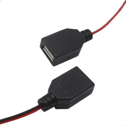Alligator Clips Alligator Clip Adapter 60CM Alligator Test Clip to USB Male Female Connector