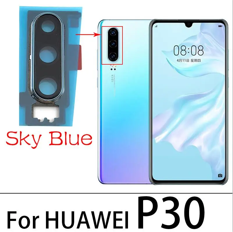 Premium Rear Camera Glass Lens Cover with Frame Holder and Adhesive