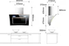Best Quality Kitchen Appliance Touch Control Chimney Hood Carbon Filter Home Electric Range Hood 900*350*530mm 6