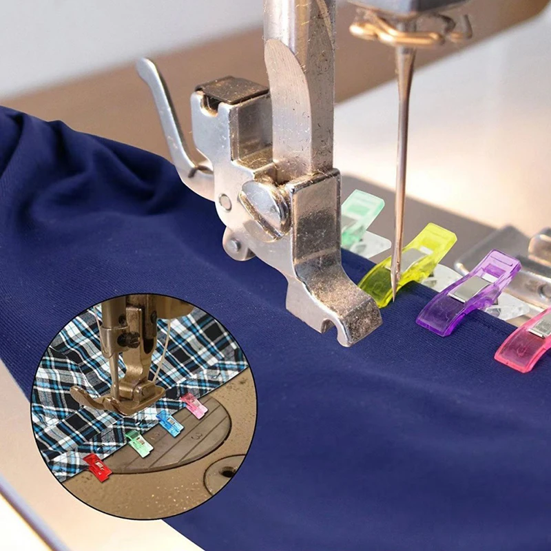 혼합 색상 혼합 플라스틱 바느질 클립, DIY 도구 퀼팅 클립, 가정 사무실 용품, 공예품 퀼팅 천, 식품 보관 CL, 10 개