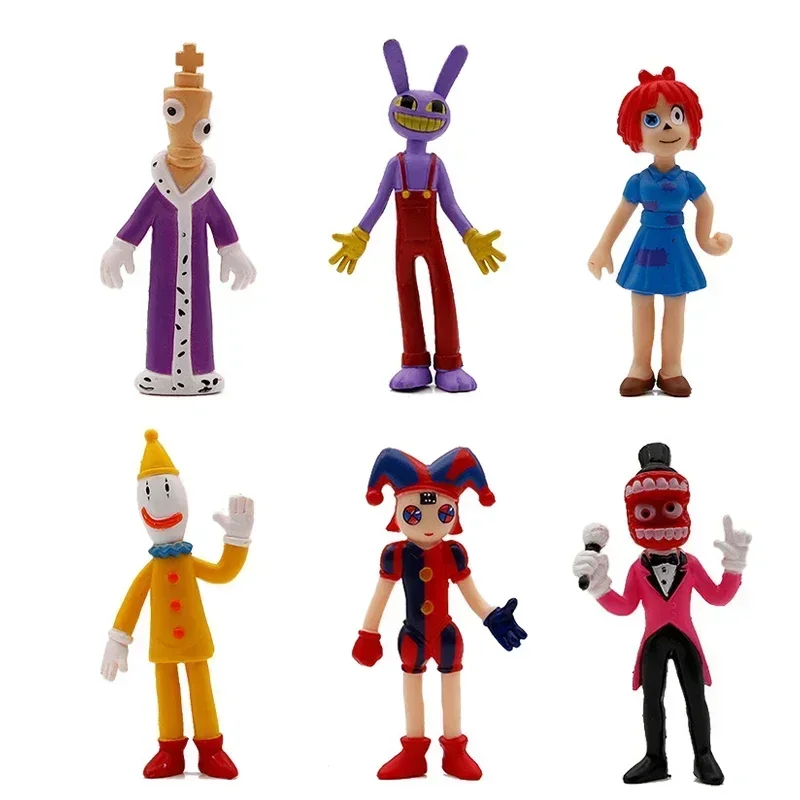 The Amazigg Digital Circus Figure Set Toy Digital Circus Figurines Plastic  Toys Figura Jax Clown Ponmi Pomny Hare Action Figures - AliExpress