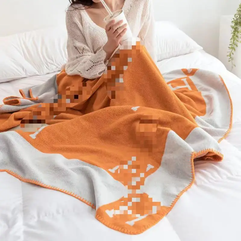 egw-knitted-blanket-2022-new-woollen-bed-cover-130-170cm-international-fashion-sofa-throw-hand-make-orange-imitation-wool-home