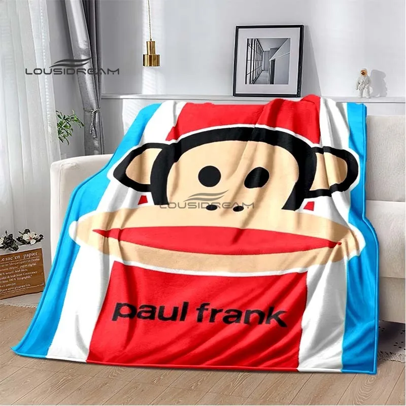 

Модное фланелевое одеяло Paul Frank, милое мультяшное домашнее украшение, пушистое одеяло для спальни, кровати, дивана, путешествий, кемпинга, теплое одеяло