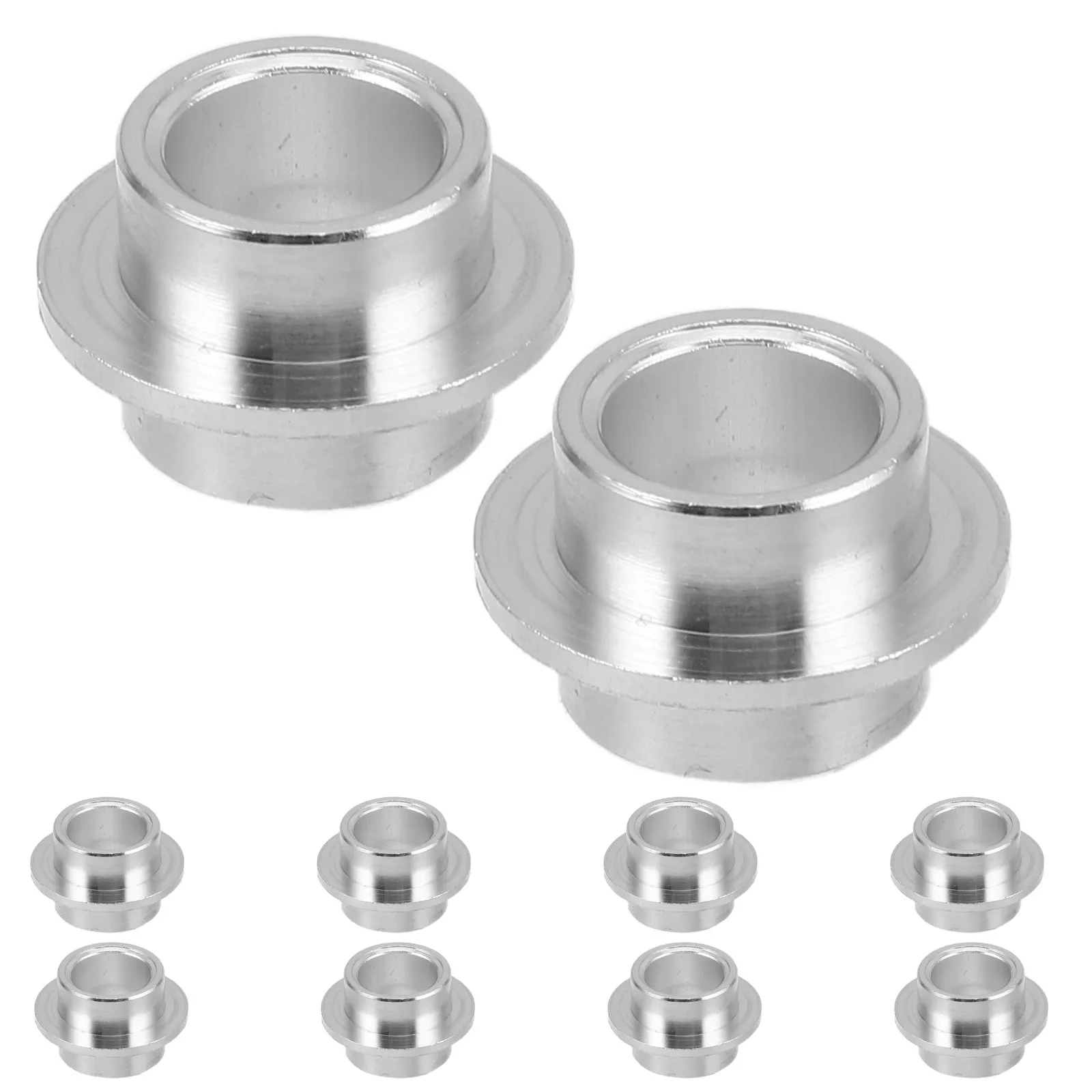 20Pcs 스케이트보드 베어링 스페이서 인라인 롤러 스케이트용 알루미늄 휠 센터 스페이서 향상된 안정성 간편한 장착 유니버설