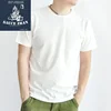 SauceZhan Tops & Tees Men's T-shirt Short Sleeve  Anti-Deformation Anti-Shrink Double-woven fabric Cotton Soft O-Neck 4