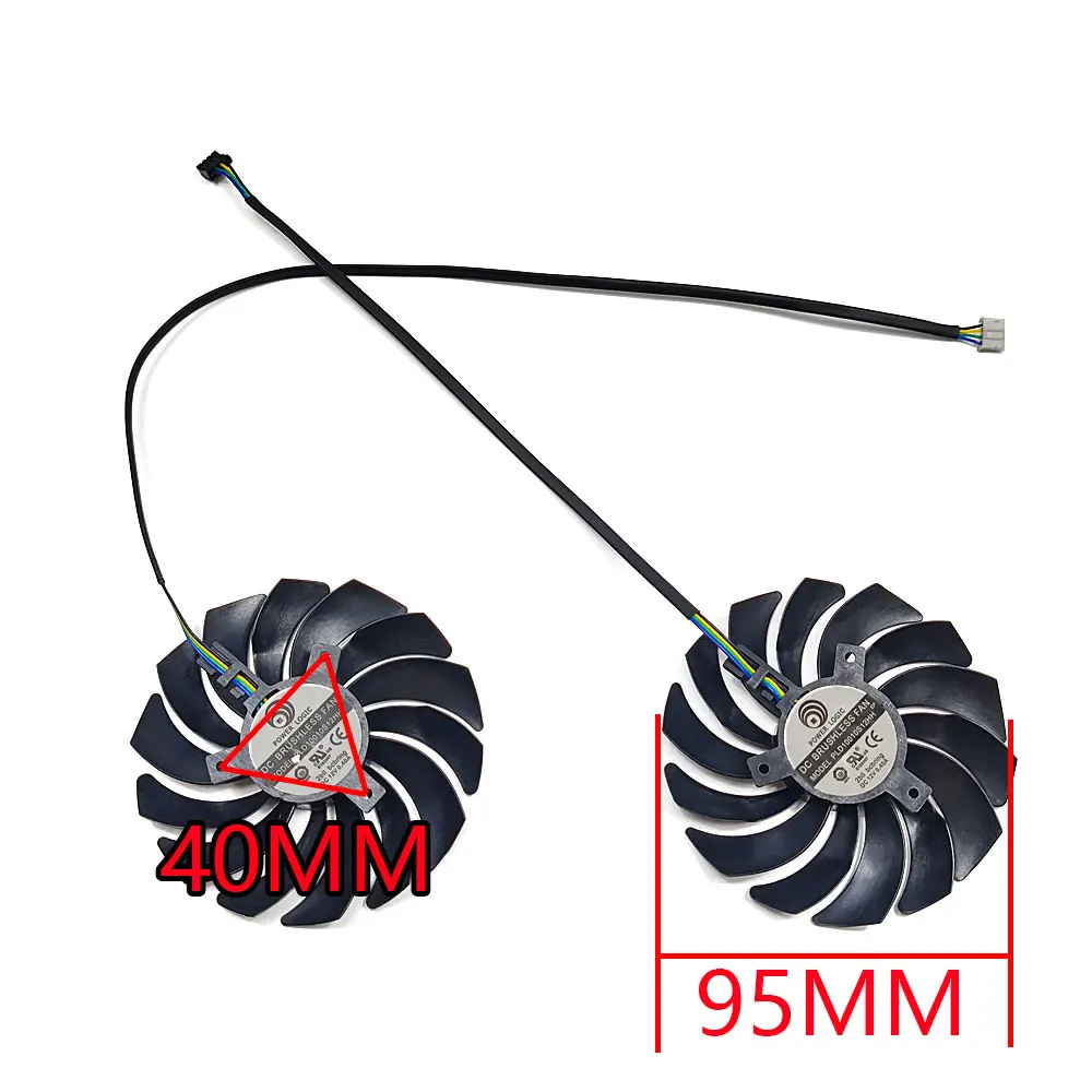 Ventilador de Placa Gráfica Pld10010s12hh Rtx 3070 Ventus 2x Ventilador de Gpu para Msi Rtx 3060 3060ti 3070 Ventus rx 6600 6700 xt 95 mm Novo - Imagem 6