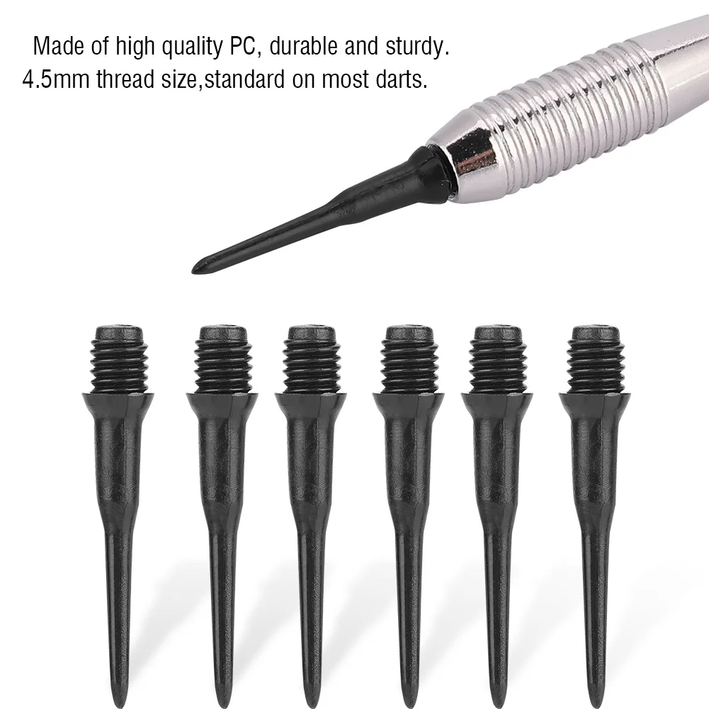 100Pcs High Precision Electronic Dart Plastic Professional Dart Durable Soft Tip Points Needle Replacement Set Darts Accessories