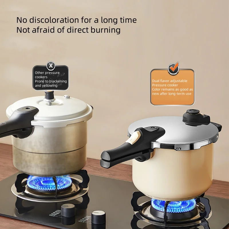 Pressure Cooker Thickened Pressure Cooker Explosion-proof Three-Speed Regulation Suitable for Gas and Induction