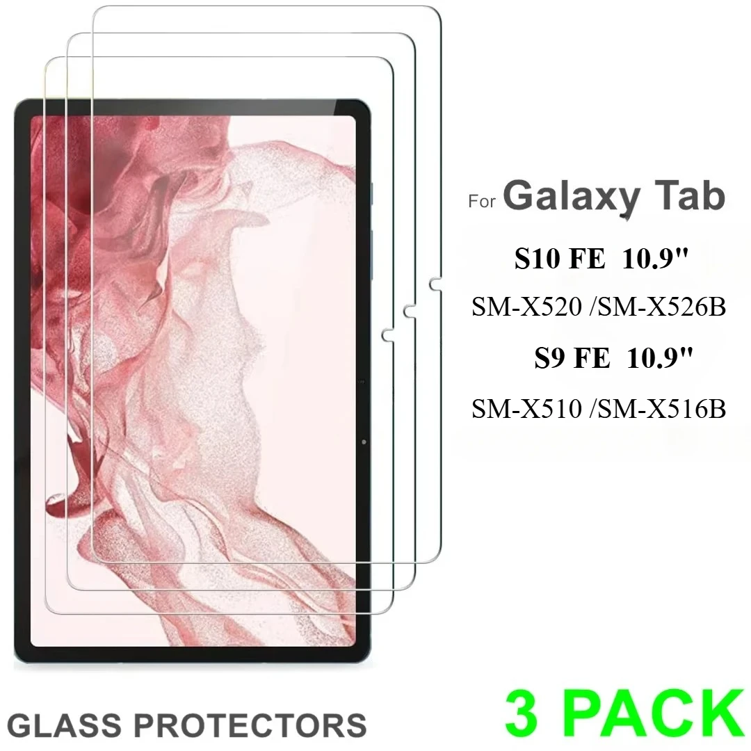 Ultimate Clarity Tempered Glass Screen Protector 3-Pack for Tablets - 14.6'' Screen Protective Film