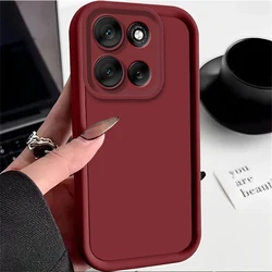 Full Package Anti - Drop Silicone Soft Bumper Phone Case Cover for Moto G86 5G (RD - JGKS)