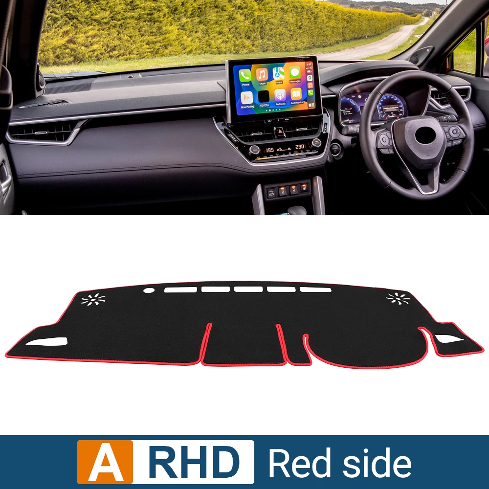 Deluxe Hybrid Car Dashboard Sun Shade Mat - Non-Slip Pad Cover Carpet Accessories