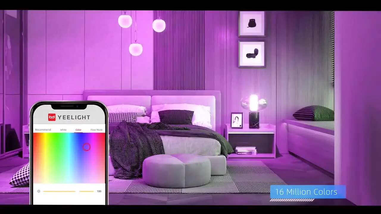 Yeelight многоцветная светодиодная лампа E27