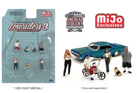 アメリカのdiorama 1:64 mijoメタルアクションフィギュアシーン