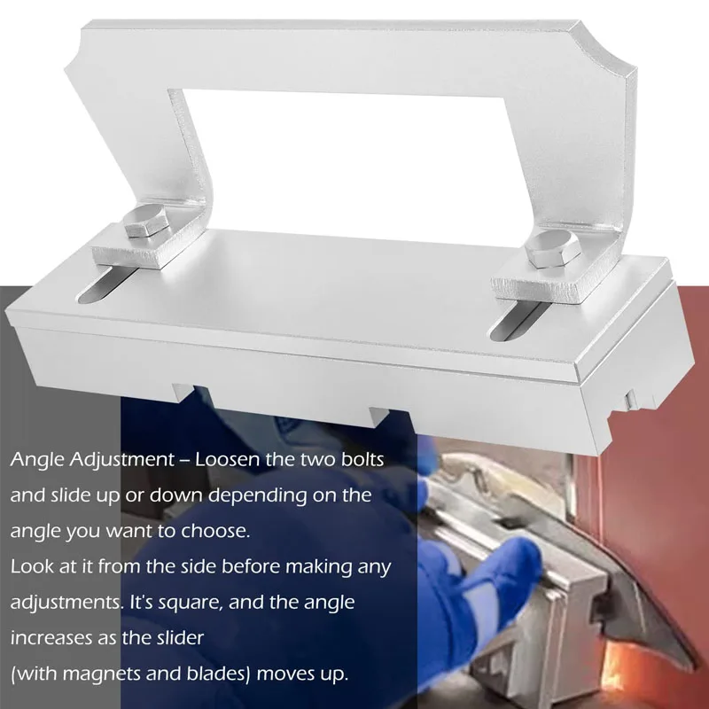 Magnetic Bevel Jig for Grinding and Sharpening Metal Knife Making