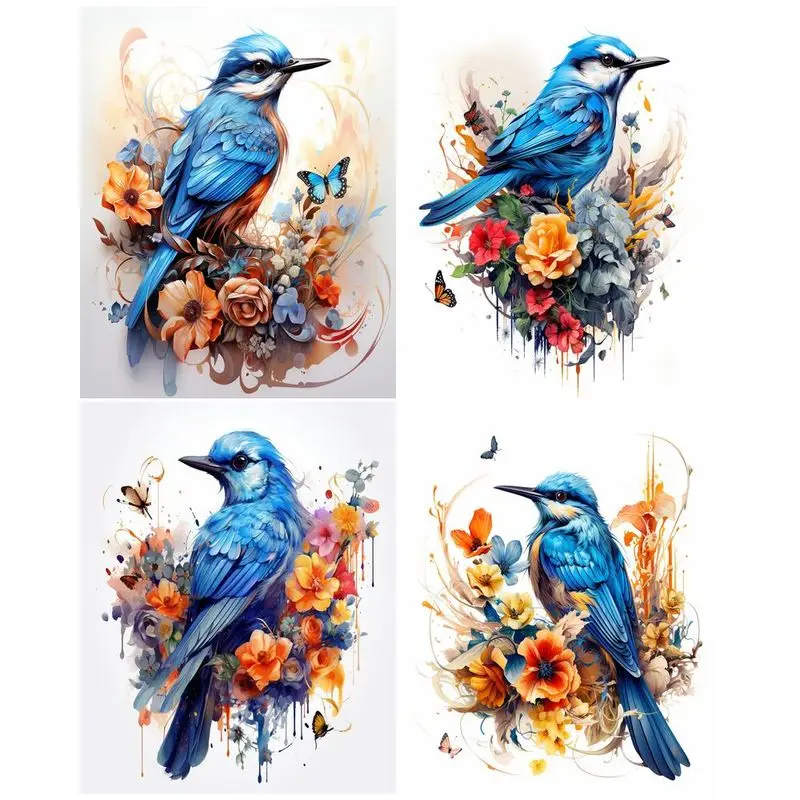 

GATYZTORY Frame DIY Painting By Number Birds Animal Paint By Number Handpainted Art Acrylic Paint Kit Unique Gift Home Decoratio