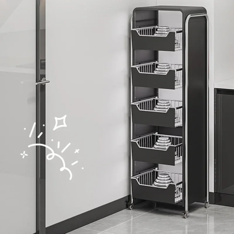 Kitchen Islands Organizer Furniture Kitchens Accessories Organize Storages Folding Trolleys Cart Wheels Estanterias Shelf