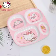 Hello Kitty Teller Set Kitty Gesicht Platte 3 Arten Set SANRIO Kawaii Geschenk