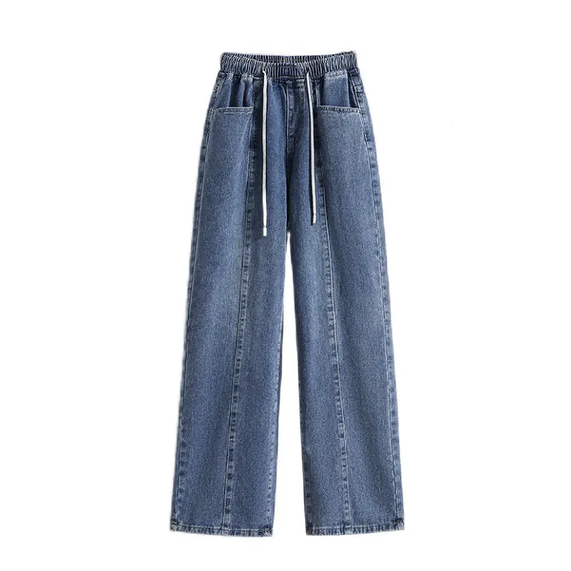 

High Waist Baggy Jeans Wide Leg Pants Loose Denim Trousers Korean Summer Clothes Woman Clothing Women's Y2k Strong New Urban