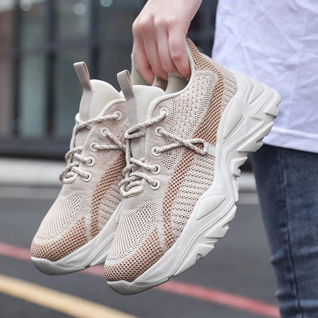 New Comfortable Lace-up Casual Shoes Women Chunky Sneakers Women Fashion  Vulcanized Shoes Women Zapatos De Mujer - AliExpress