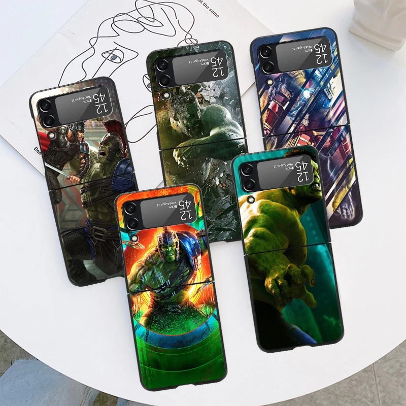 Green Giant Hulk Banner Cool Phone Case Per Samsung Galaxy Z Flip3 4Flip3 Flip4 Zflip Back Cover Di Lusso Per Galaxy Flip4 Capas