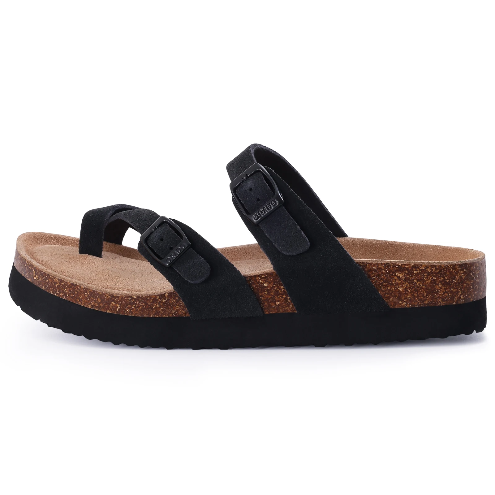 Comwarm Classic Cork Sandals For Women Fashion Thick Soles Beach Sandals Cozy Casual House Flats Slippers With Adjustable Buckle 7 Sf43cd05373304f07b6d9964e9a27f2c22