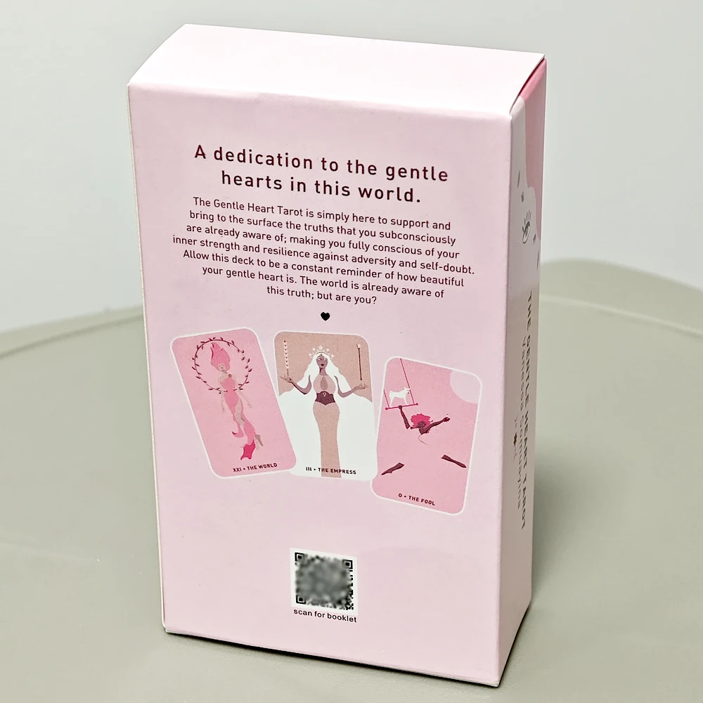 10.3*6cm Gentle Heart Tarot 78 Pcs Pink Cards Bring To The Surface The Truths That You Subconsciously Are Already Aware of 6