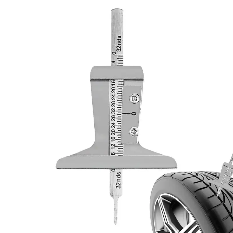 

Измеритель толщины протектора шин, толщиномер из нержавеющей стали, микрометр, измеритель глубины протектора