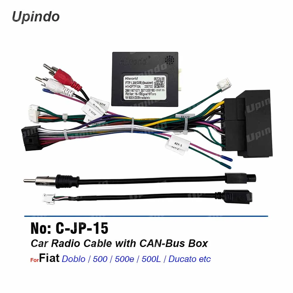 Accesorios de Radio Android para coche, conector de Cable con