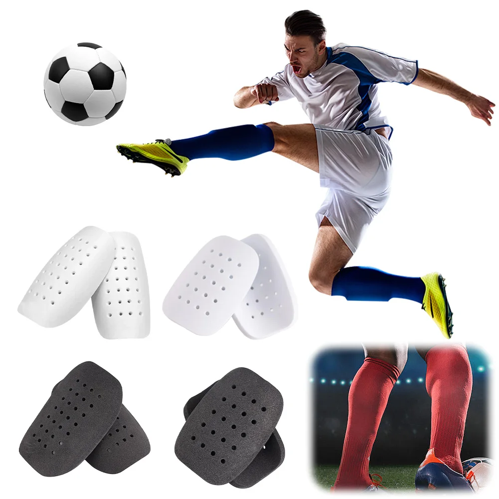1 Pair Football Shin Pads Lightweight Protective Soccer Shin Pads Breathable Football Protectors for Youth Adults