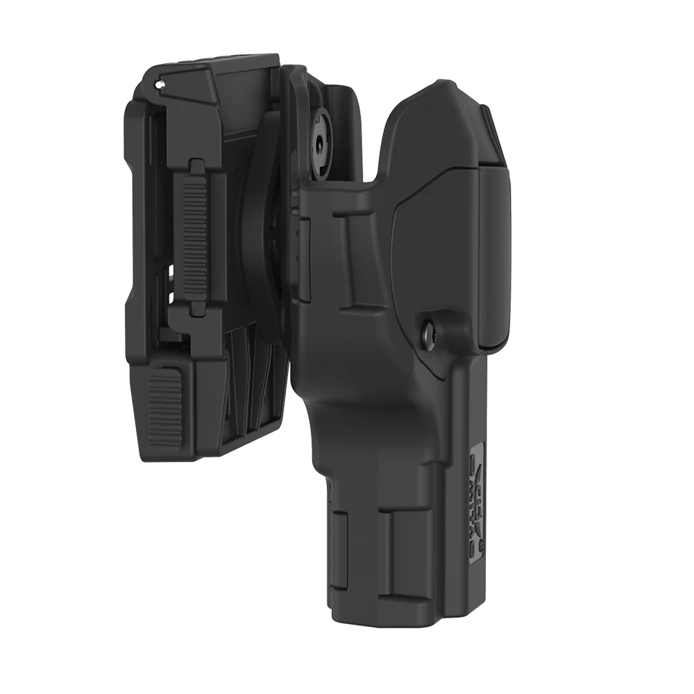 Pistol Holster Gun Holster Hunting Holster Baton Holster 360&deg; Rotation Belt Loop Holster Beretta 98FS Beretta 92FS Right Index Finger Released Autolock Retention Level 2 Holster OWB