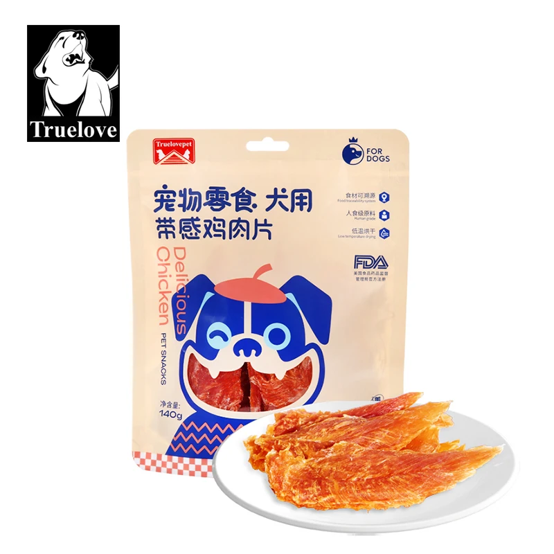 Truelovepet 치킨 육포 개 치료, 치아 청소, 훈련 간식, 강아지, 소형, 중형, 대형견, TLF1004 Truelovepet 치킨 육포 개 치료, 치아 청소, 훈련 간식, 강아지, 소형, 중형, 대형견, TLF1004
