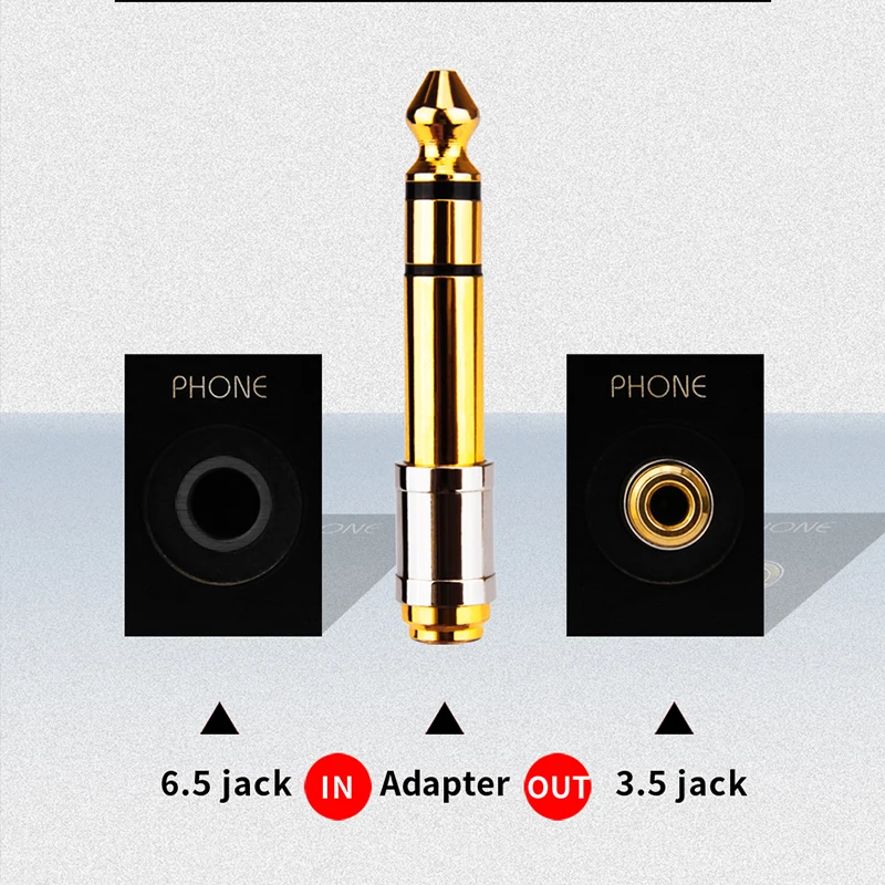 Premium Audio Jack Adapter - Universal Male to Female Connector