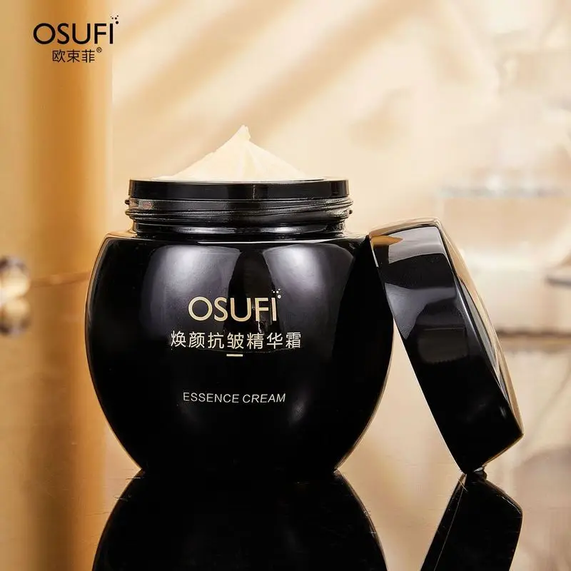OSUFI Anti-wrinkle Essence Black Face Cream Moisturizing Brighten Lighten Fine Lines Firm Ant Aging Skin Care