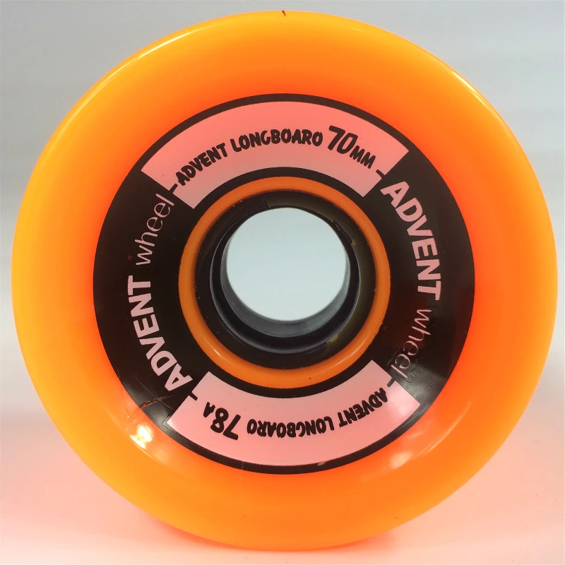 78A 고반발 PU 롱보드 휠 70*51mm 다양한 색상 댄싱보드, 랜드서프, 스케이트 크루저, 스케이트보드 휠용