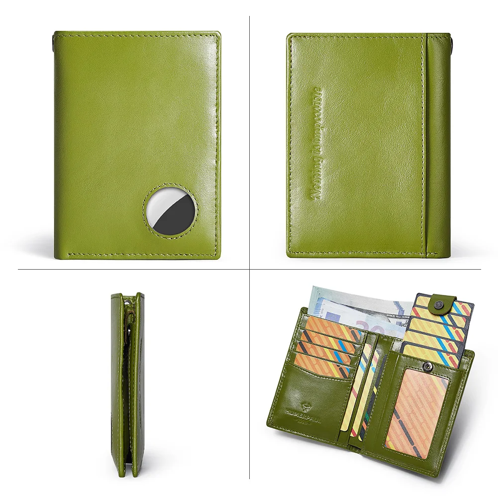 LAREET 100% Genuine Leather Exquisite Wallets For Women Multi Cards slot money With Capacity Luxurious Anti -Theft Women Purse 5