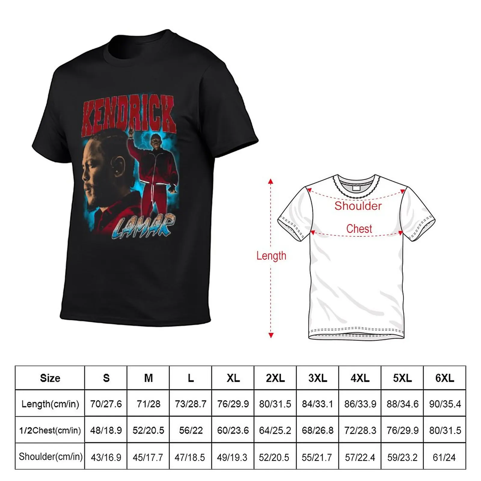 Kendrick Lamar 90s Style Vintage Bootleg Tee Graphic T Shirt