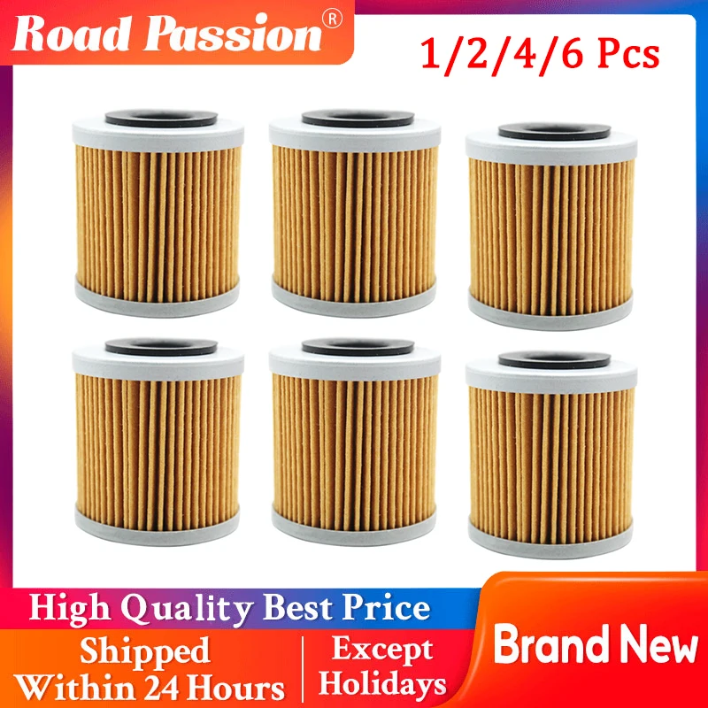 

563 1/2/4/6 Pcs Motorcycle Oil Filter For Derbi Mulhacen 4T 125 Terra Adventure 2007-2013 Gpr 4t 125 Senda Racing 2009-2013