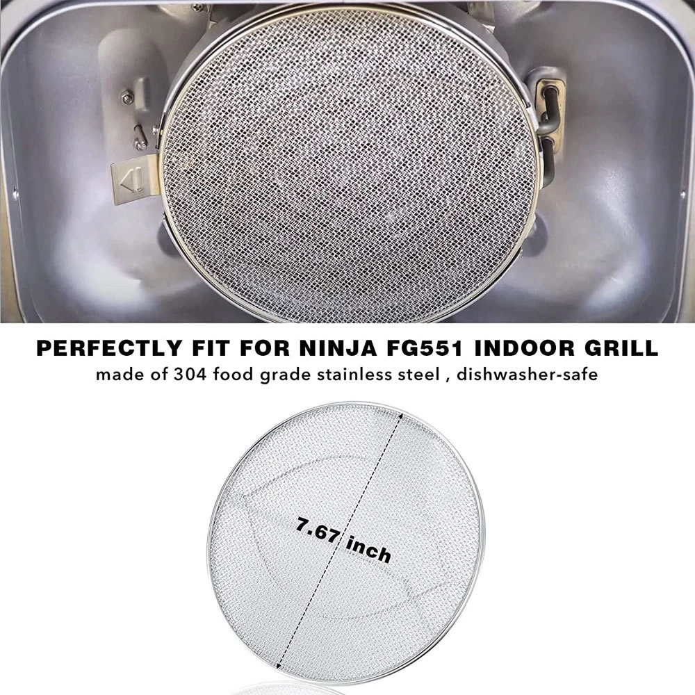 Splatter Shield Ninja Foodi FG550/BG500A/DG551 Accessories Ninja Foodi Smart XL 6-In-1 Indoor Grill AirFryer Accessories air fryer accessories,splatter shield