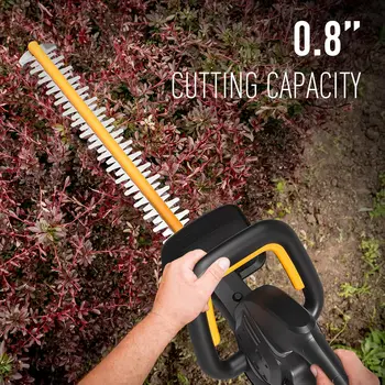 Cordless Battery Hedge Trimmer with Dual-Action Blades 1