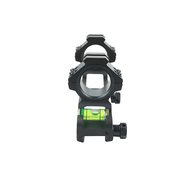 One piece sight bracket 20mm Picatini and Weaver rails 24.5/30mm pipe diameter sight bracket ring bubble level integrated
