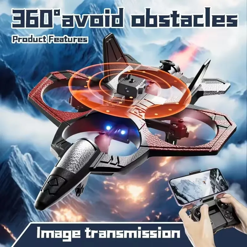 HD Camera Obstacle Avoidance Screen Drone RC Foam Aircraft