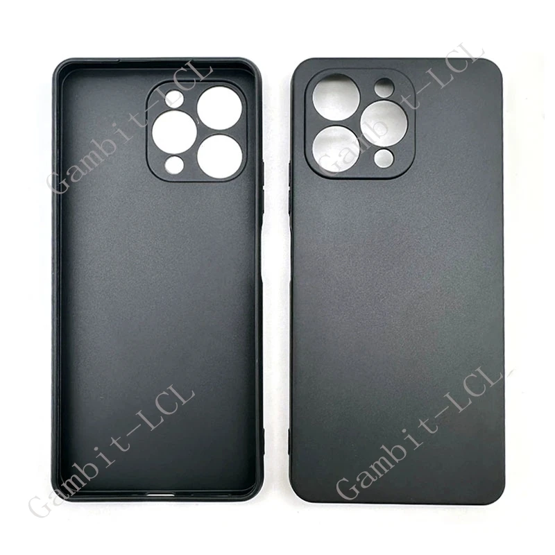 HuiYouMY Cover per Doogee Note 58/Doogee Note 58 Pro (6.75) con 2 Pezzi Pellicola Vetro Temperato, Trasparente Custodia Silicone Morbida TPU Ultra-Sottile AntiGraffio Antiurto Case - XS40