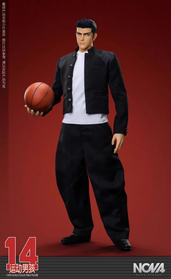 NOVA Studio 1/6 バスケットボール選手 14番 制服.Ver In Stock NOVA STUDIO 1/6 No. 14 Sports Boy Slam Dunk Mitsui