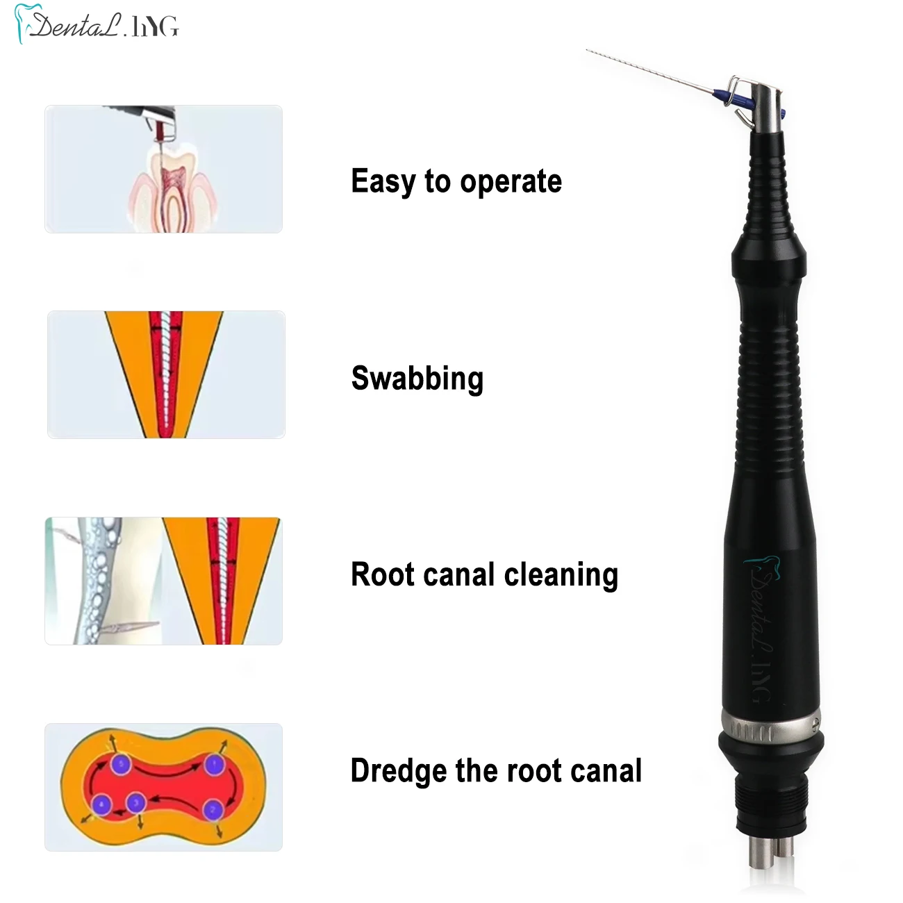 50 Pz Dentale Endo Punta di Irrigazione Vdw Eddy Nsk Kavo Air