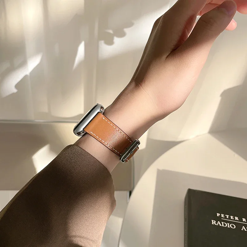 Premium Leather Watch Band - Luxury Bracelet Loop